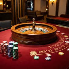 Live dealer table with player cards and chips at oja89 resmi